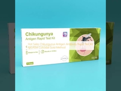 Kit de prueba rápida de antígeno y anticuerpos de Chikungunya IgG/IgM, método de oro coloidal
